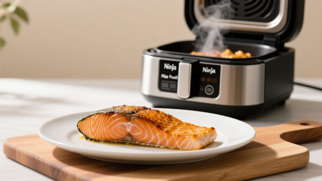 Crispy Perfect Salmon in Ninja Foodi Air Fryer