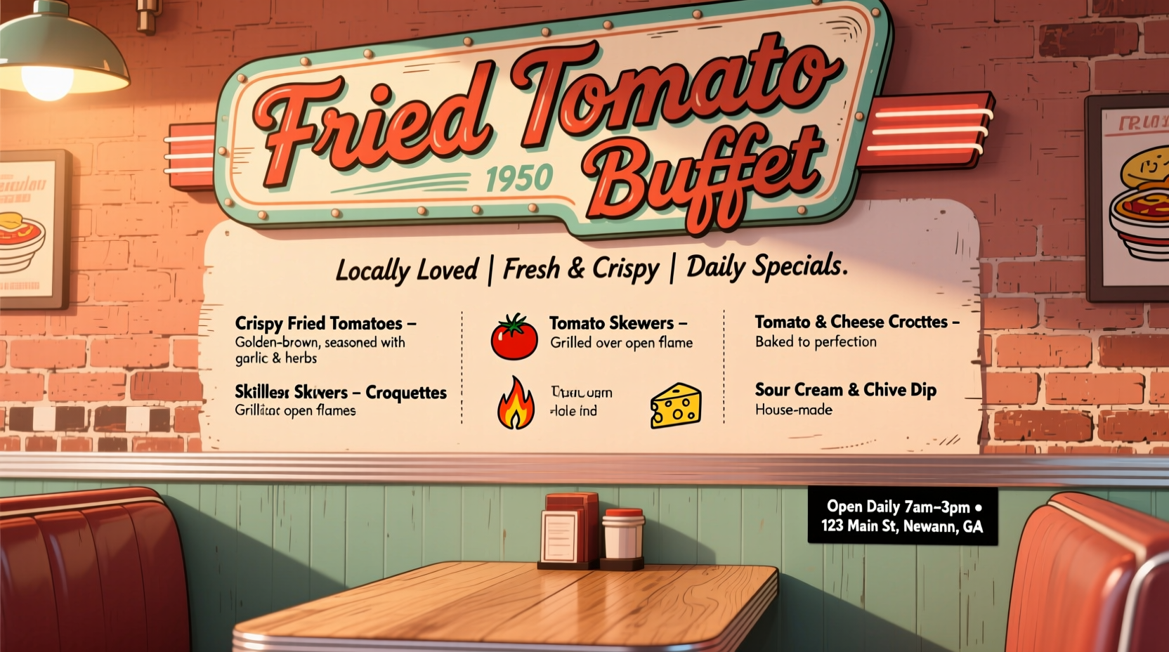Fried Tomato Buffet Options in Newnan, GA: What's Available