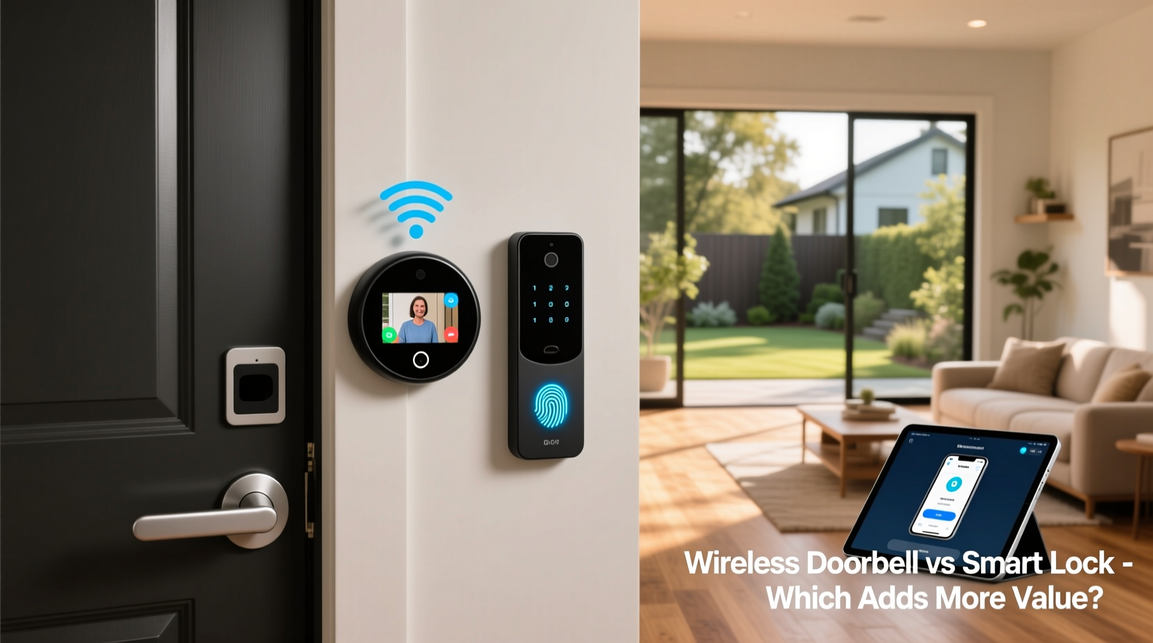 wireless doorbells vs smart locks which adds more value to your home