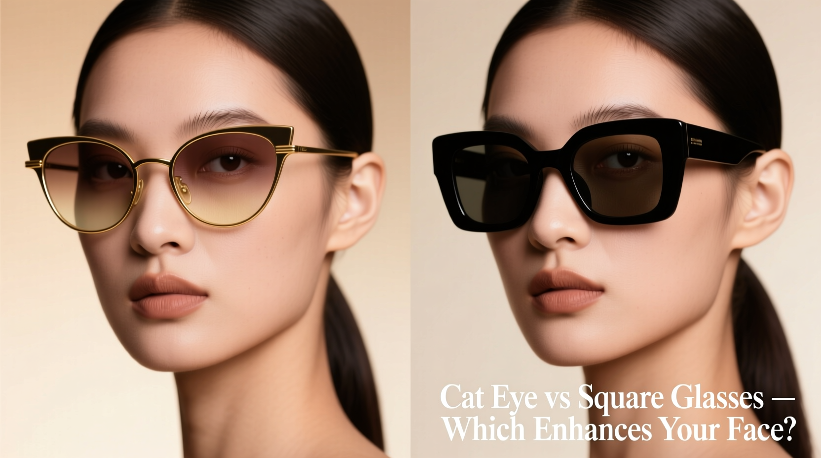 cat eye vs square glasses which frame shape enhances your face