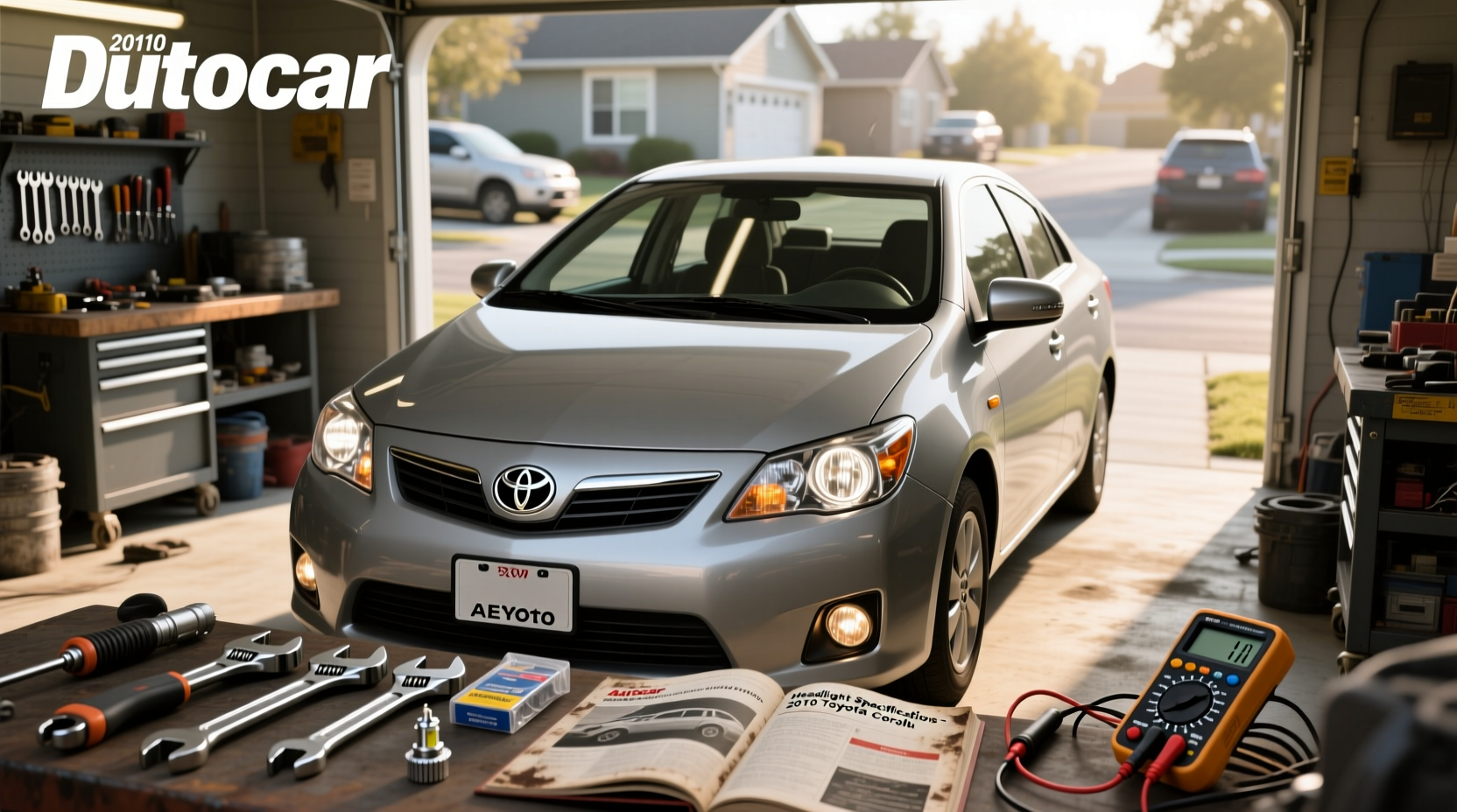 2010 corolla ae110 headlight guide