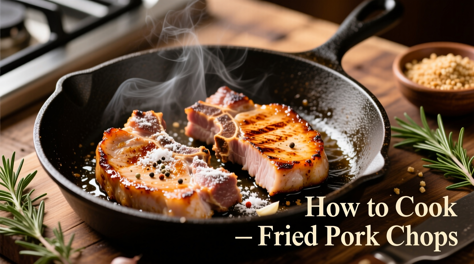 how to cook fried pork chops