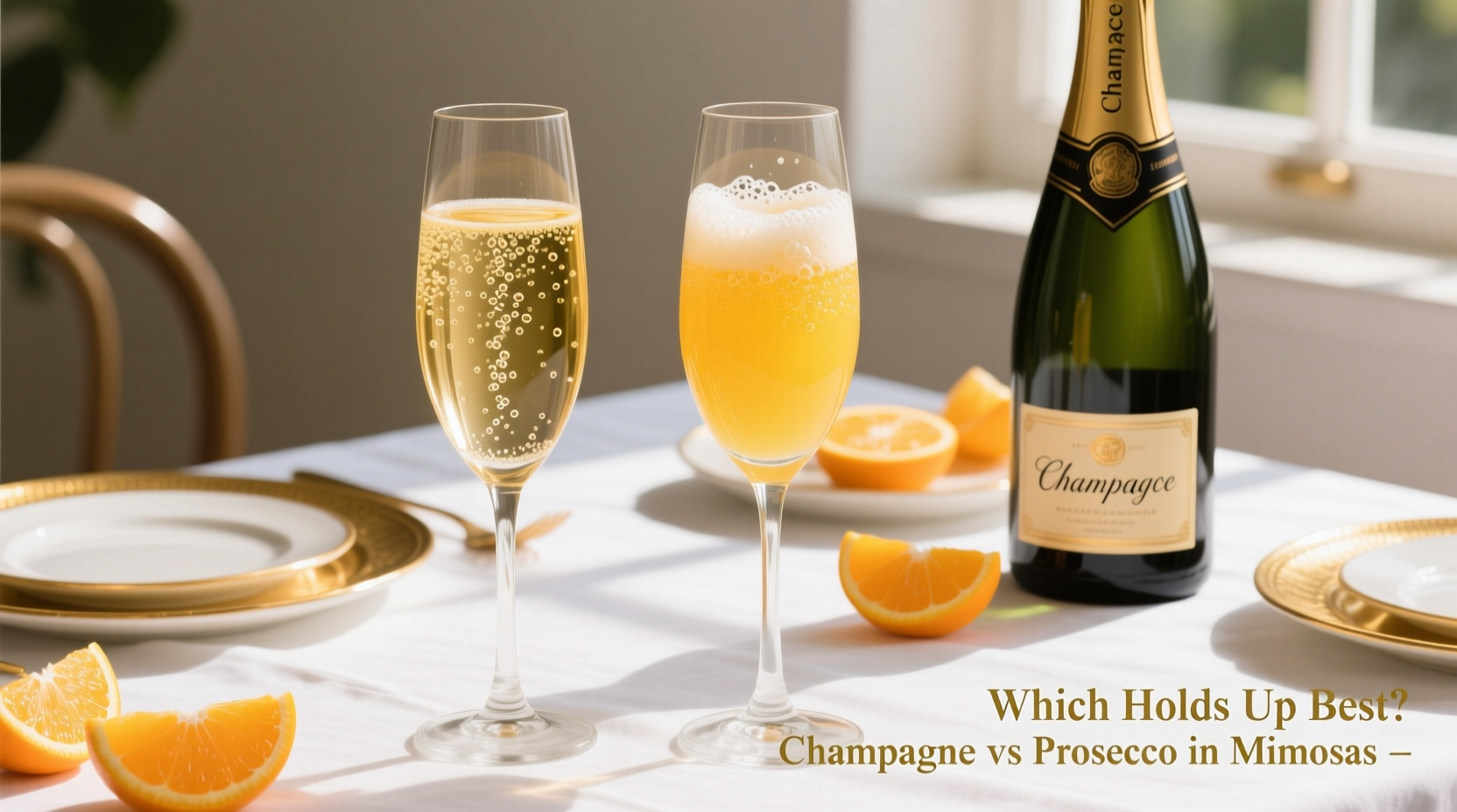 Champagne Vs Prosecco In Mimosas Which One Holds Up With Juice