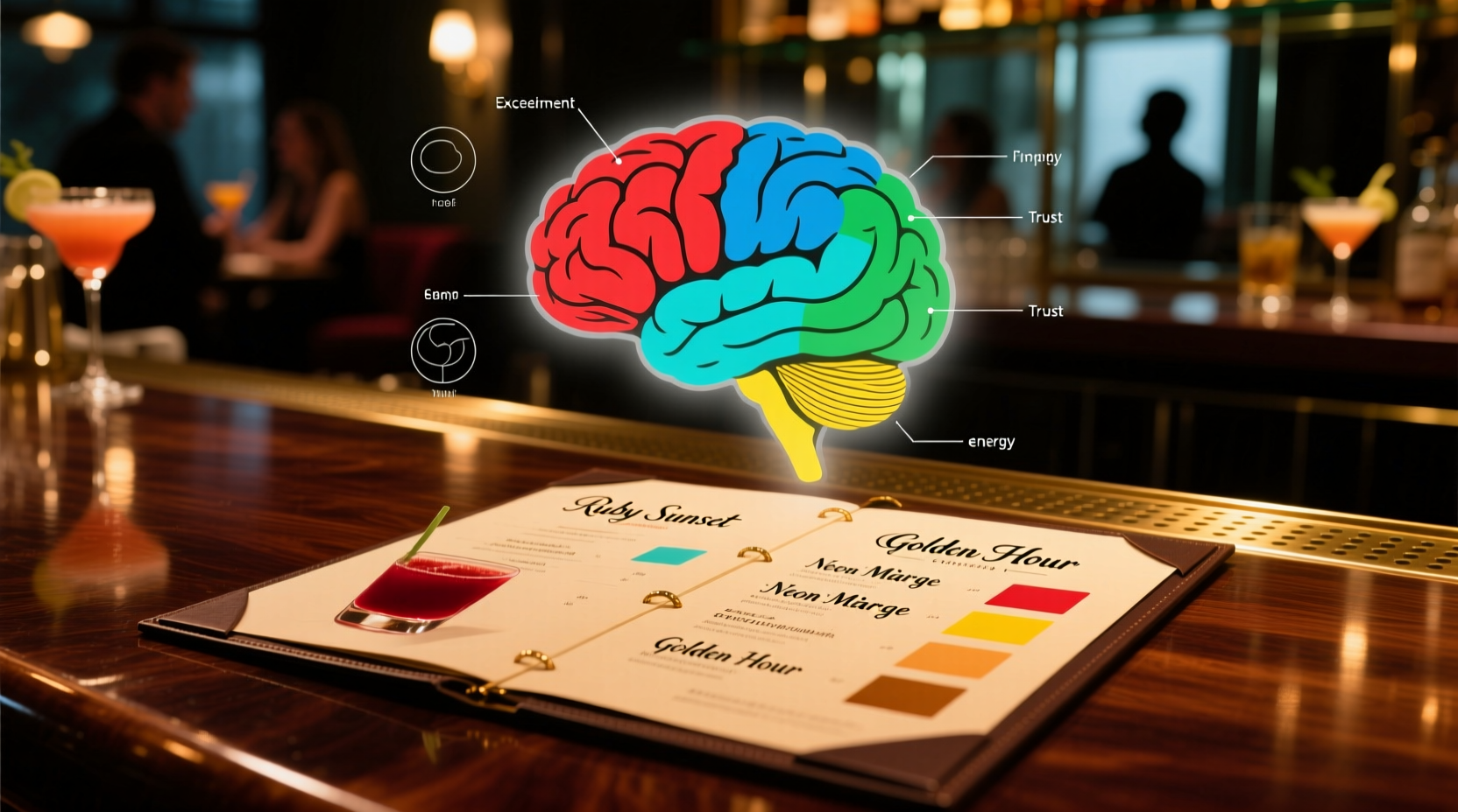 psychology of color in cocktail menus how it influences choices