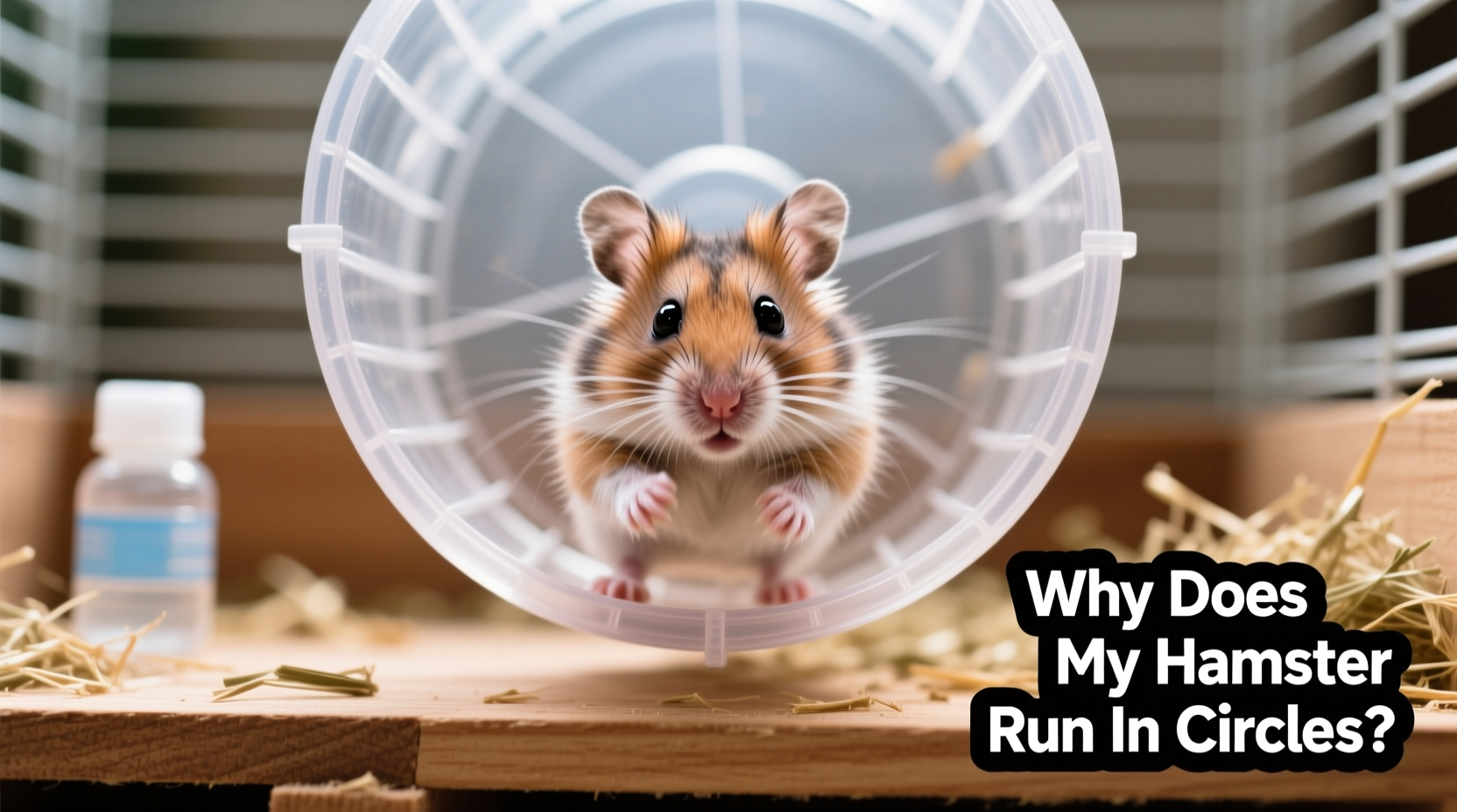 why does my hamster run in circles is it play or a sign of distress