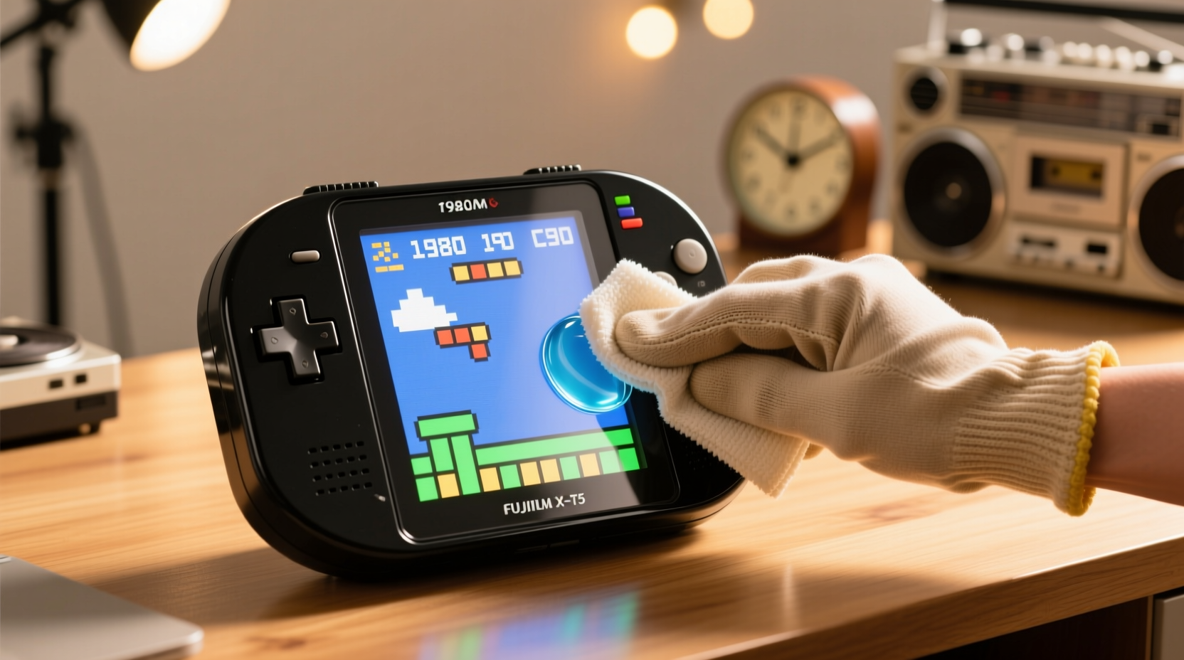 eco friendly cleaning tips for retro handheld screens