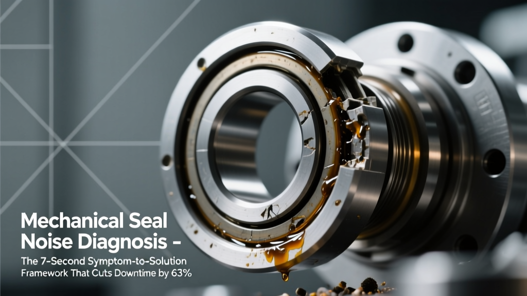 Mechanical Seal Noise Diagnosis: 7-Second Fix