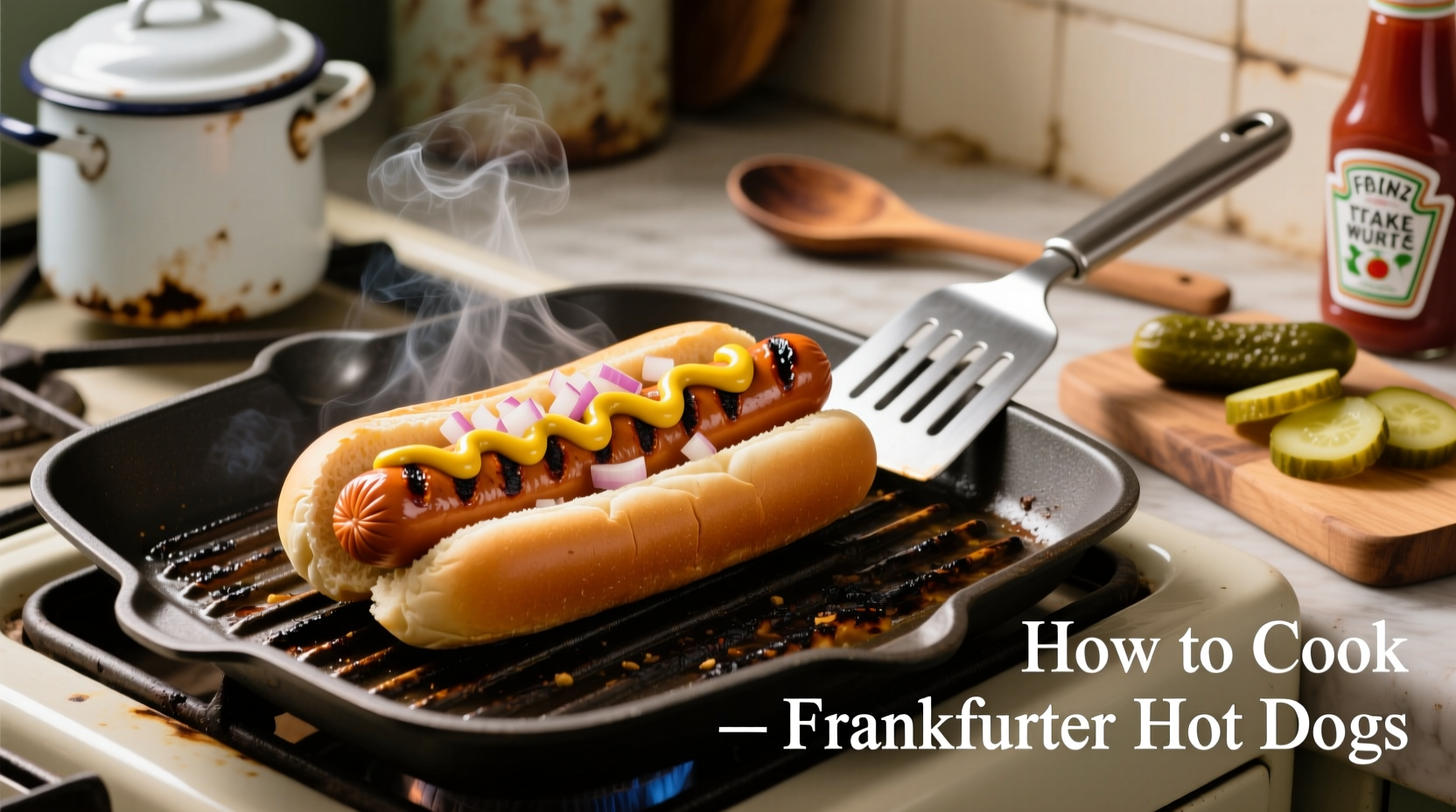 how to cook frankfurter hot dogs