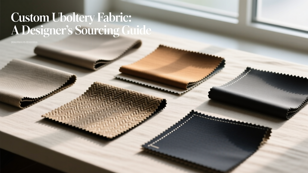 Custom Upholstery Fabric: A Designer’s Sourcing Guide