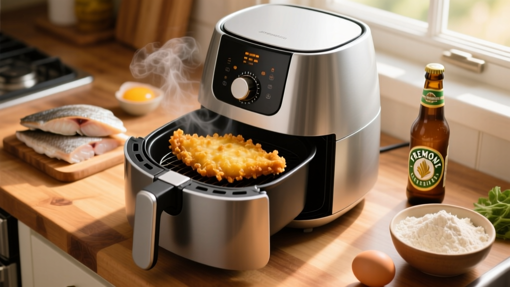 Air Fryer Fremont Beer Battered Cod: Crispy & Oil-Free