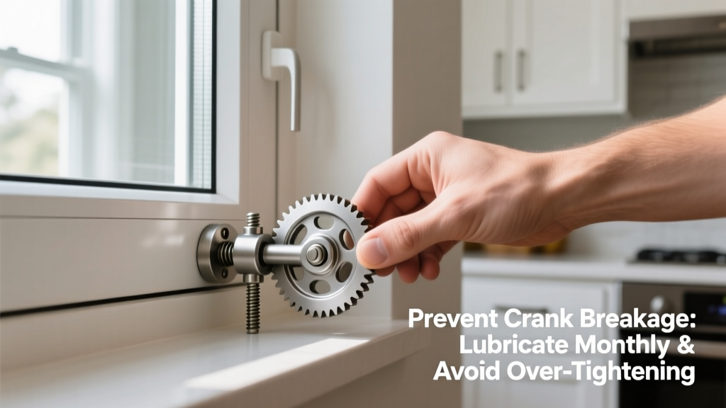 How to Prevent Window Crank Breakage in Casement Windows