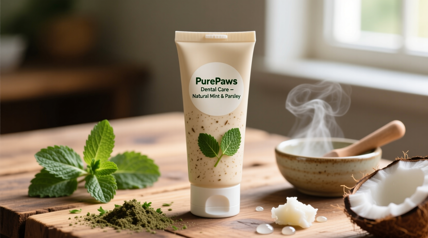 homemade dog toothpaste