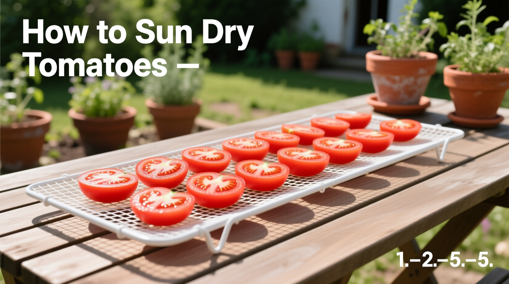 How to Sun Dry Tomatoes: Complete Step-by-Step Guide
