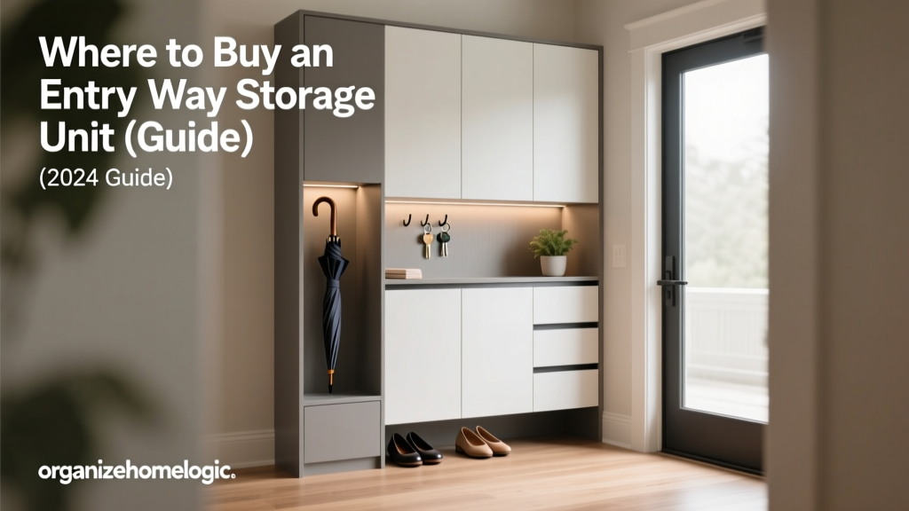 Where to Buy an Entry Way Storage Unit (2024 Guide)