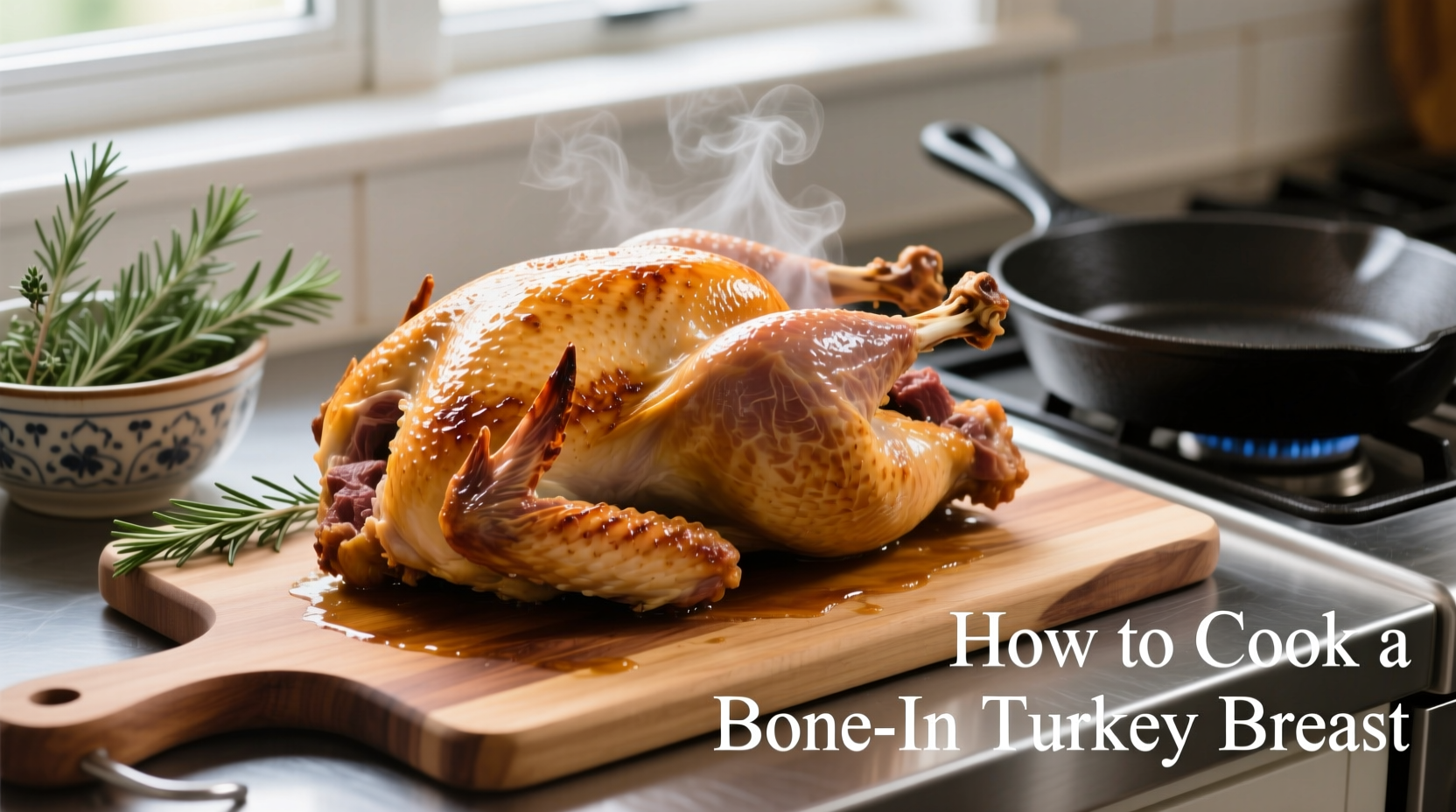 how to cook a bone in turkey breast