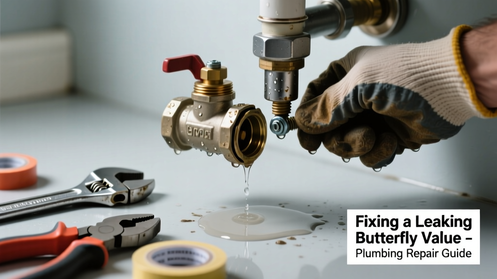Fixing a Leaking, Noisy Butterfly Valve in Plumbing