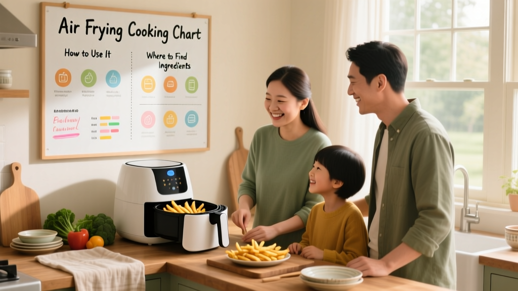 Air Frying Cooking Chart: Where to Find & How to Use It