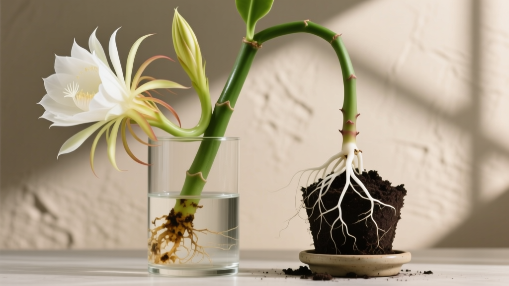 Queen of the Night Propagation: Why Water Fails