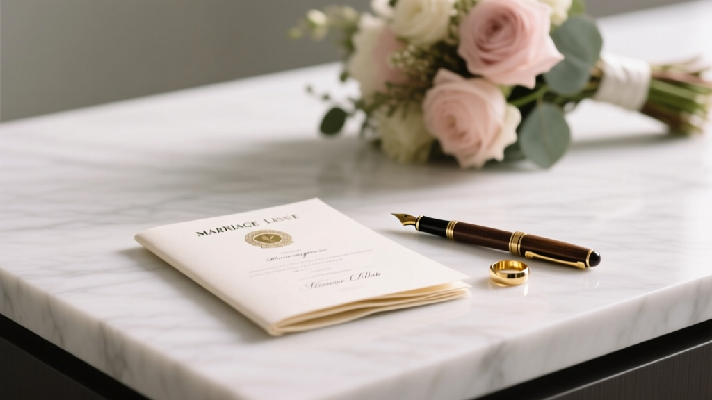 What to Do with Marriage License After Wedding