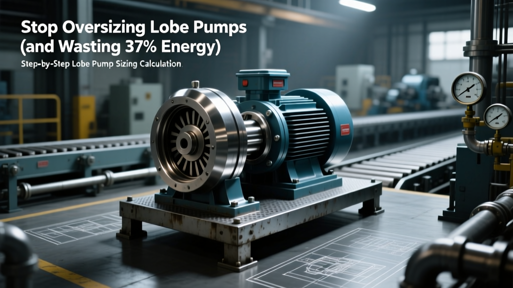 Lobe Pump Sizing: Avoid 37% Energy Waste
