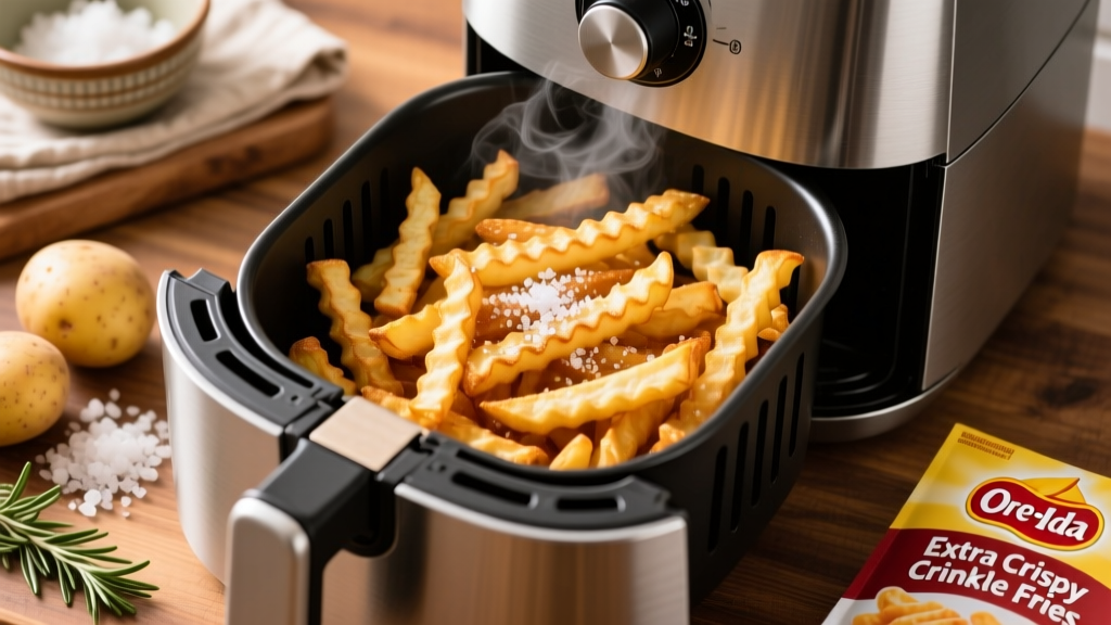 How to Air Fry Ore-Ida Extra Crispy Crinkle Fries