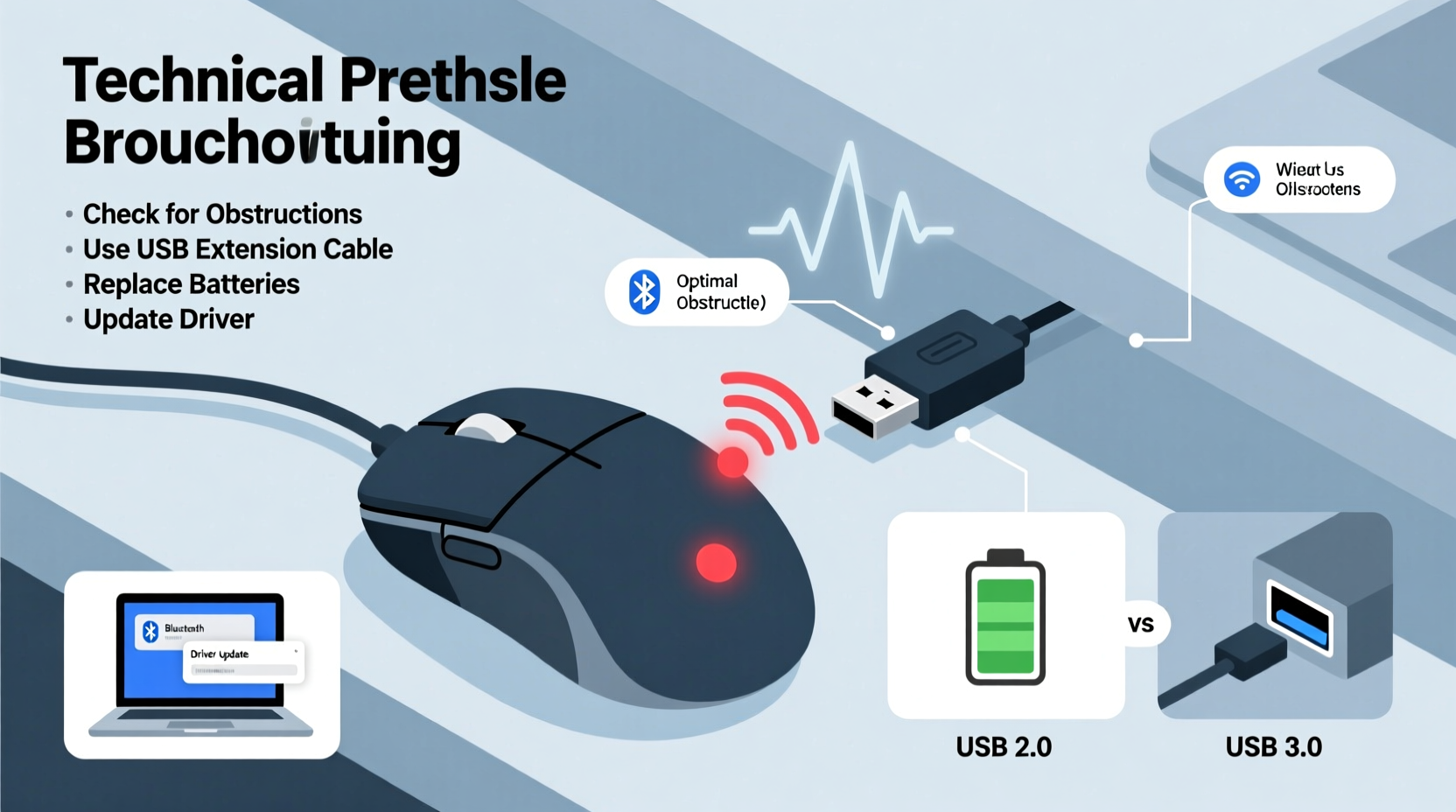 why does my wireless mouse keep disconnecting and how to stabilize it