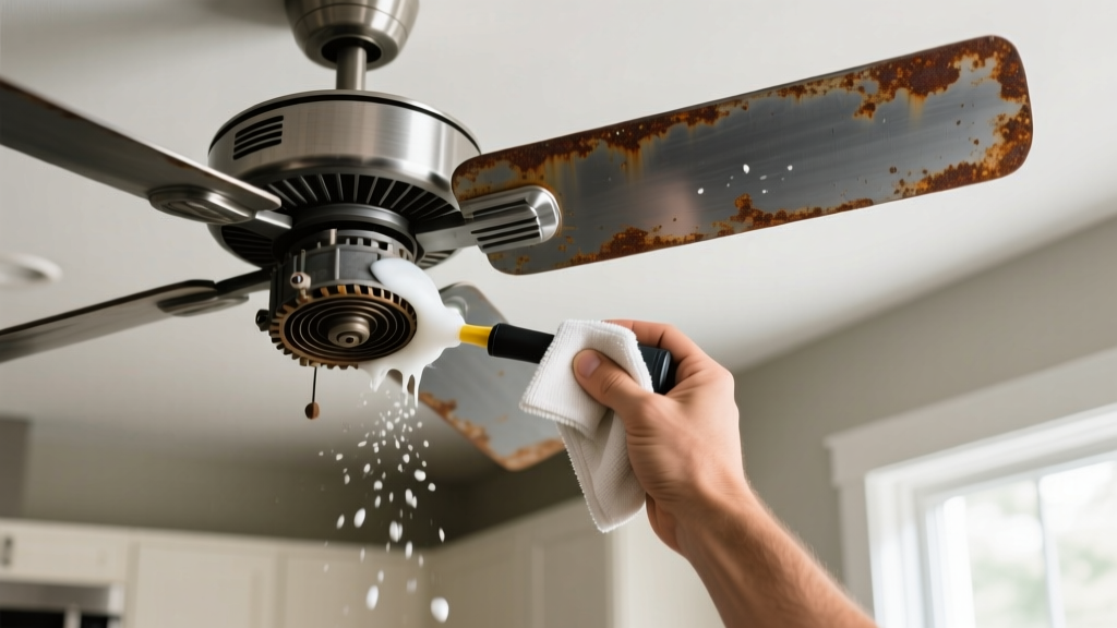 Easy & Tested: How to Get Rust Out of Ceiling Fan