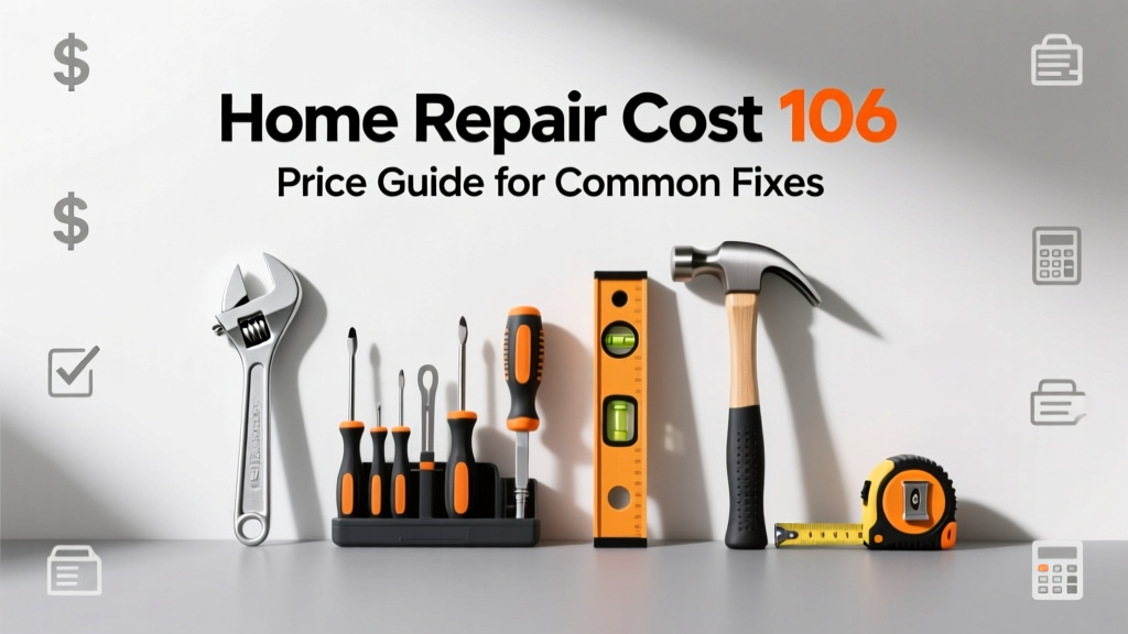 Home Repair Cost 106: Price Guide for Common Fixes