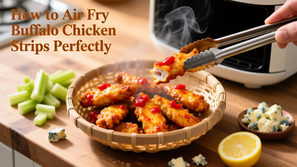 How to Air Fry Buffalo Chicken Strips Perfectly
