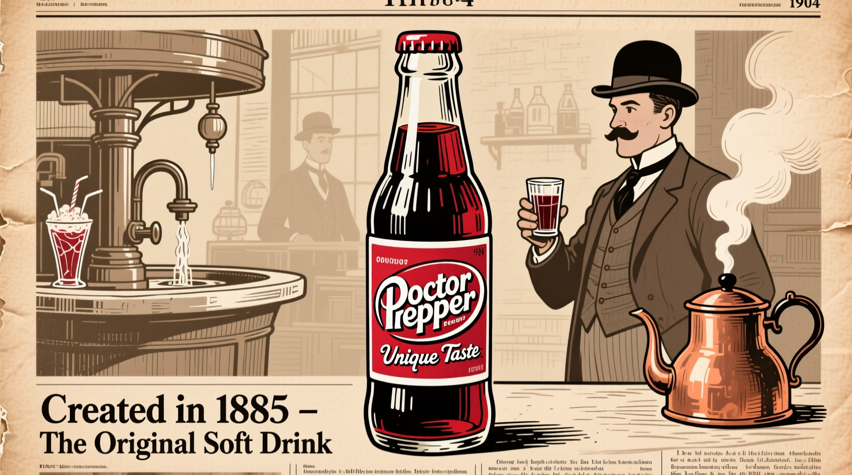 Dr. Pepper Creation Date: 1885 Revealed
