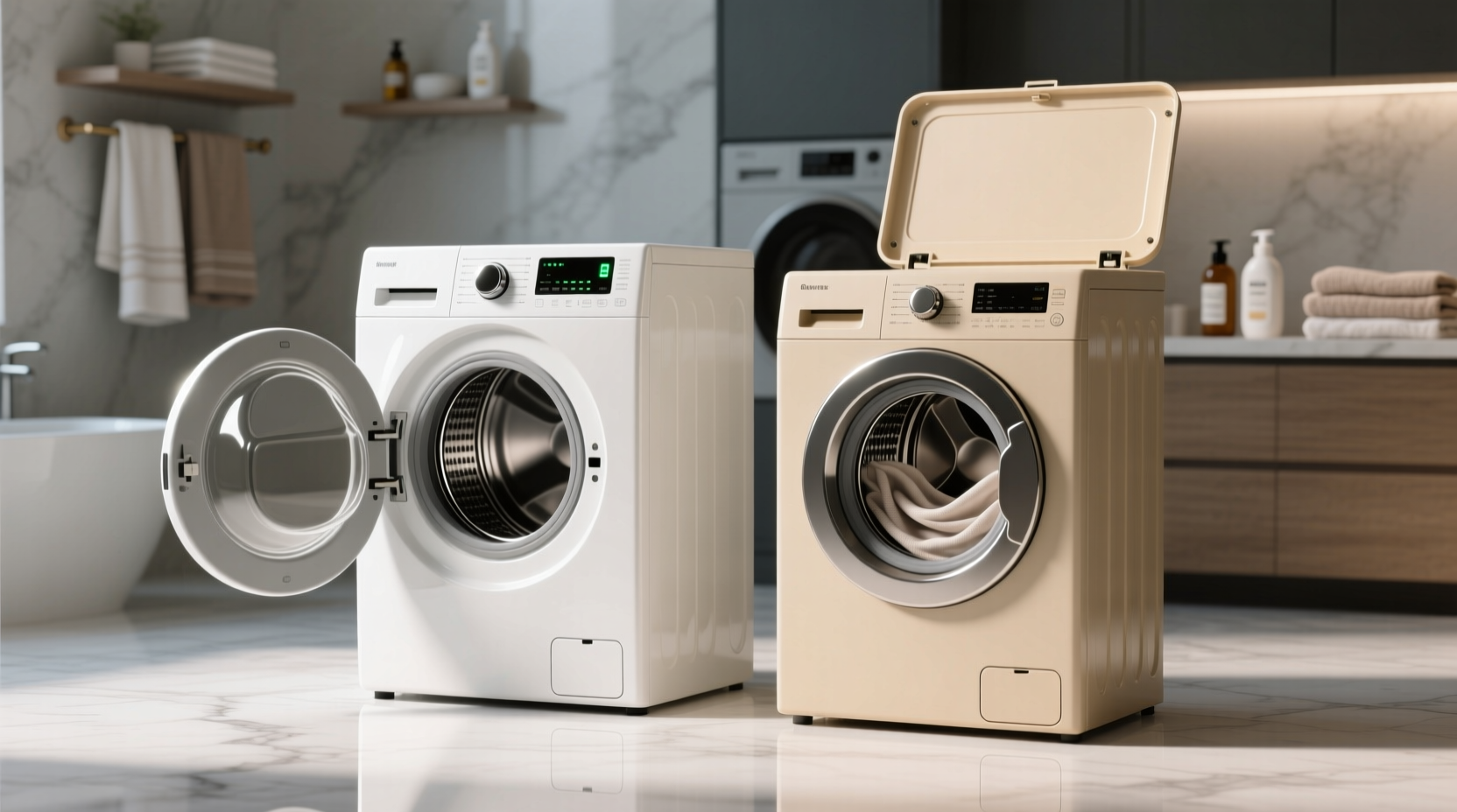 front load vs top load washer