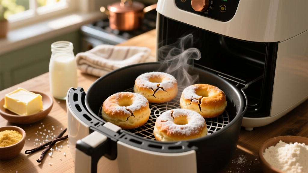 Air Fryer Biscuit Donuts: Crispy, Light & Oil-Free