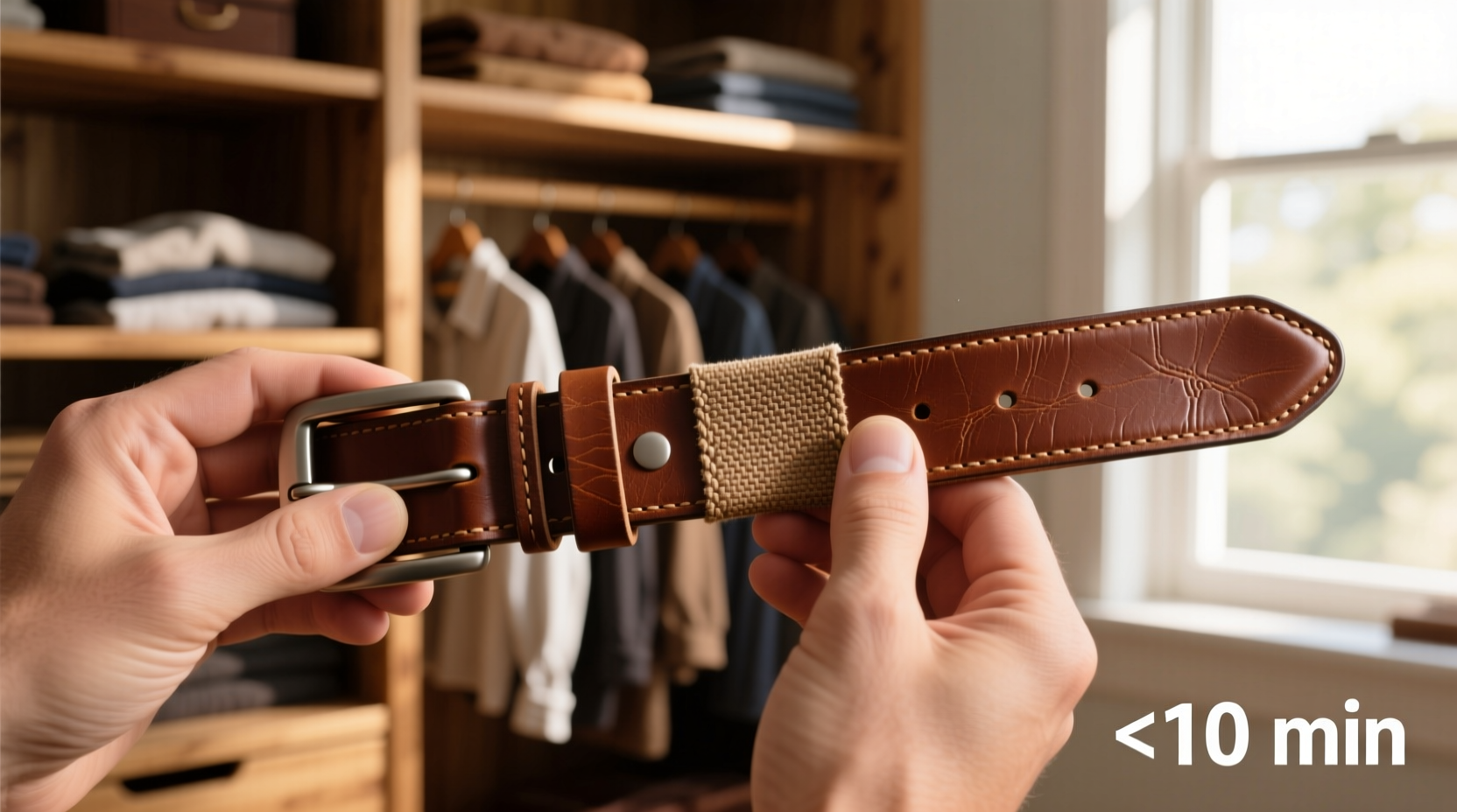 closet organization tips for wide western belts