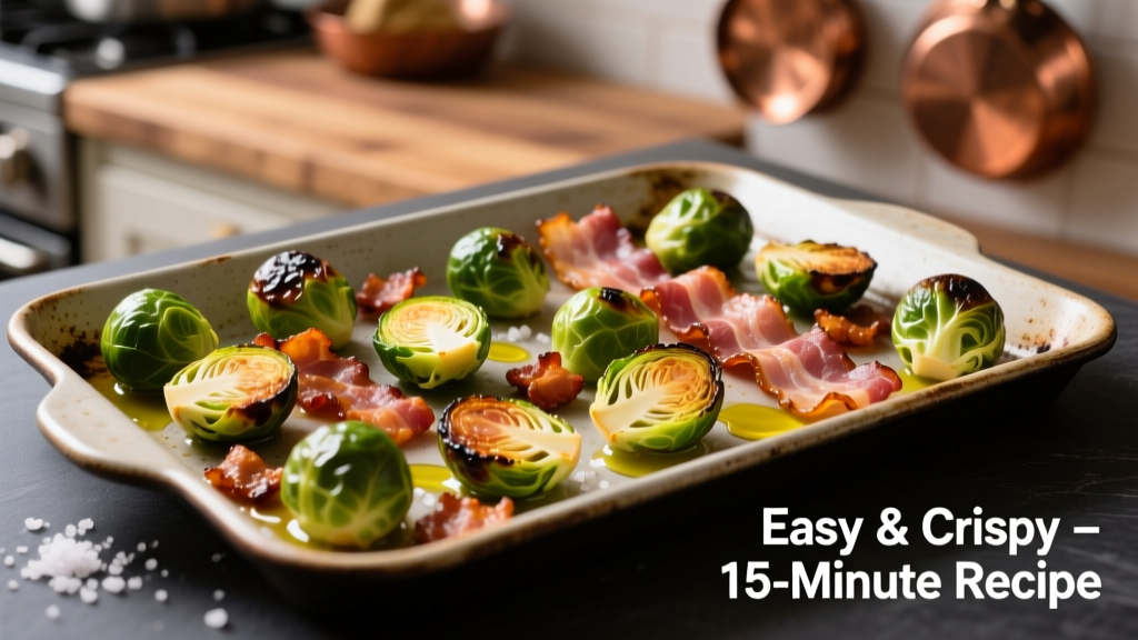 Air Fryer Brussels Sprouts with Bacon (Crispy & Easy!)