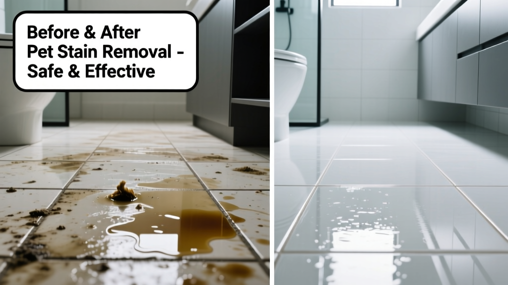 How to Remove Pet Stain from Tile Floors Safely