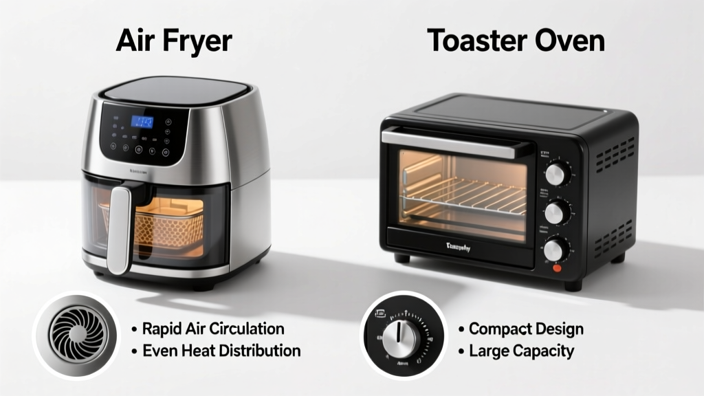 Air Fryer vs Toaster Oven: Key Differences Explained