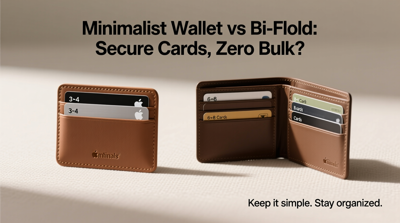 minimalist wallet vs bi fold which keeps cards secure without bulk