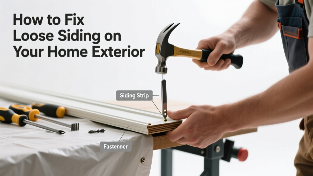How to Fix Loose Siding on Your Home Exterior