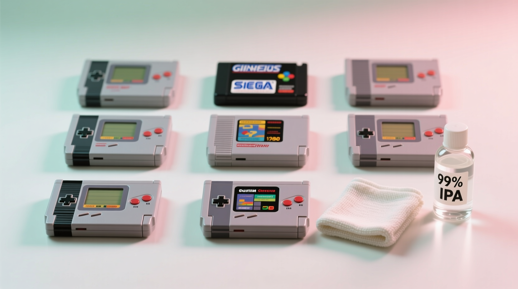 how to clean retro cartridge cases safely