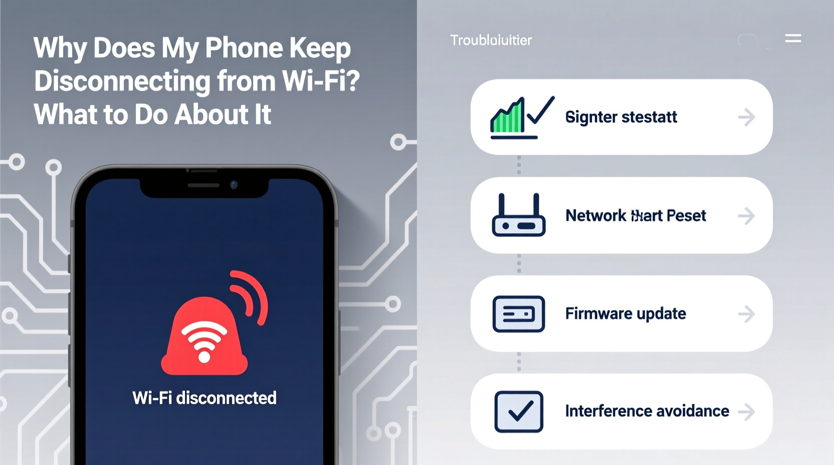 why does my phone keep disconnecting from wifi and what to do about it