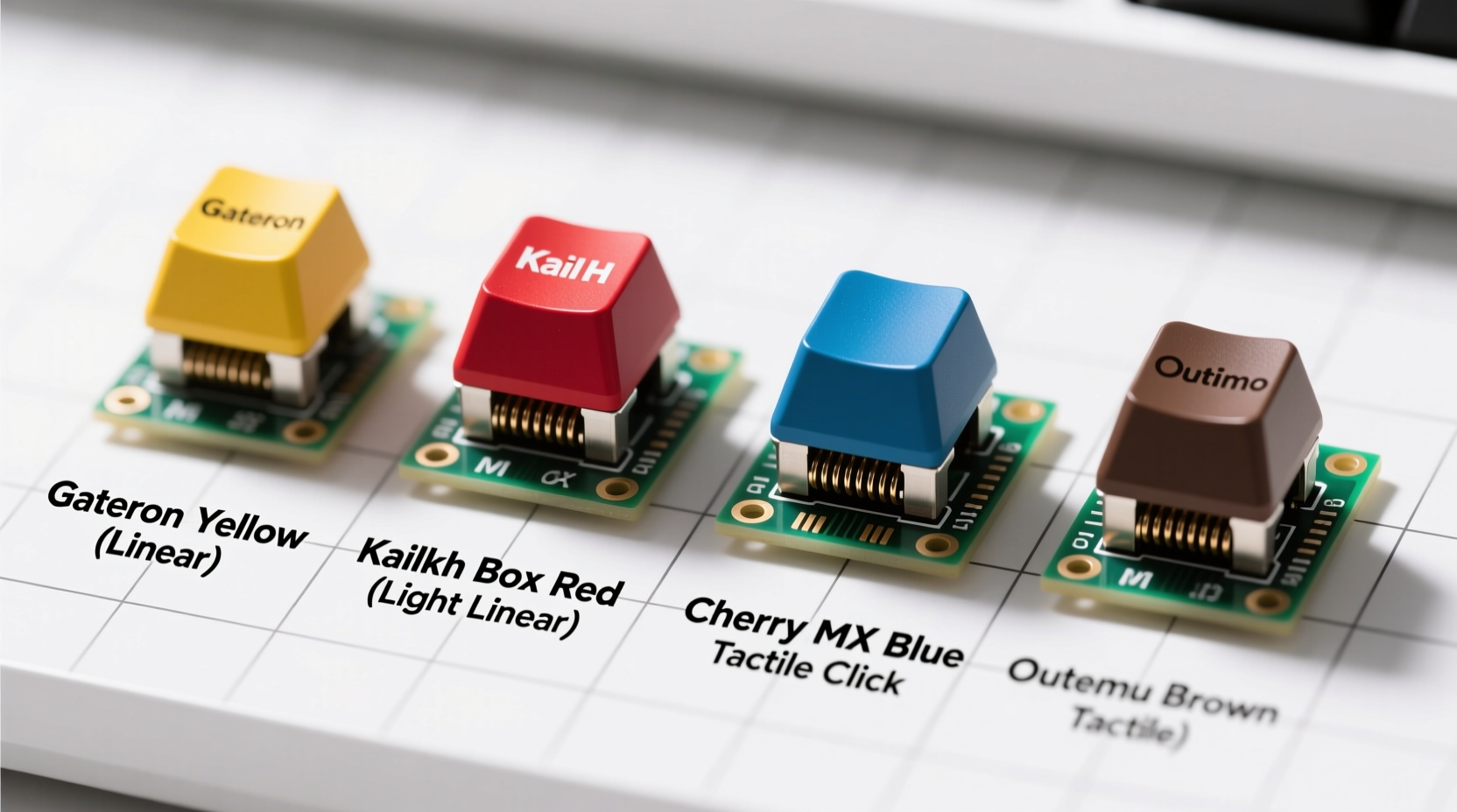 budget mechanical keyboard switches which type feels best for typing