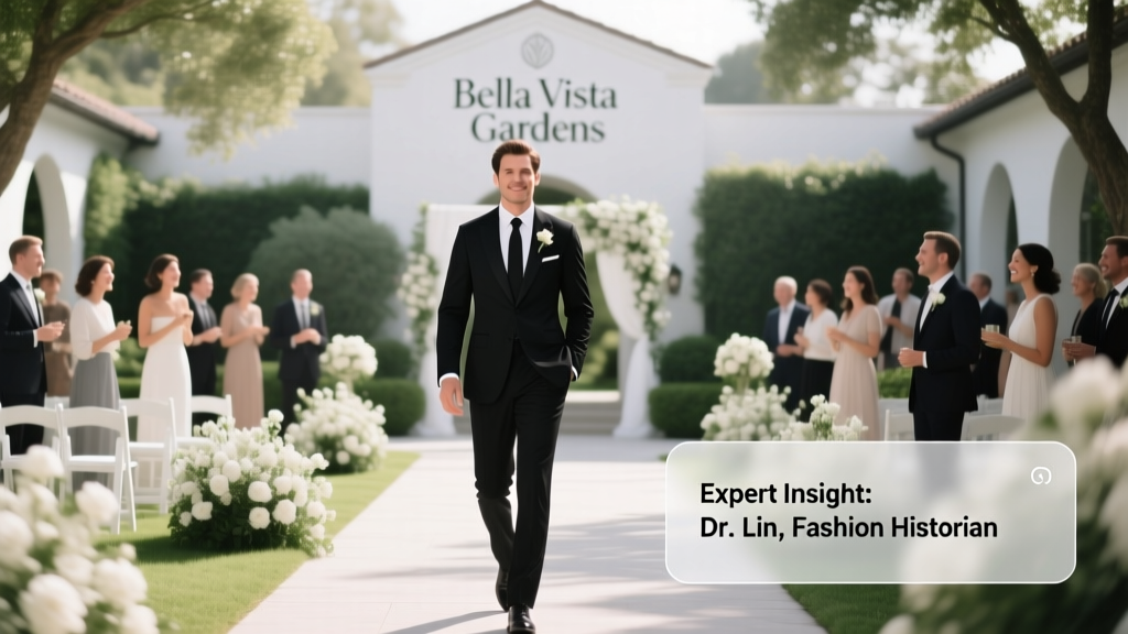 Black Suit for Daytime Wedding: Etiquette (2026)