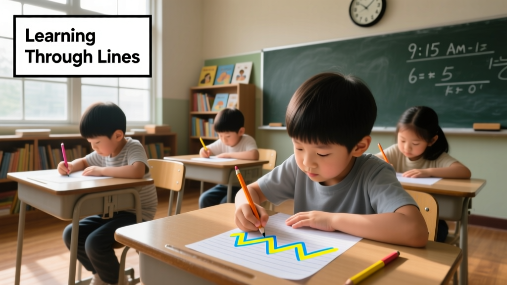 Trace Zig Zag Diagonal Lines: Why This Deceptively Simple Activity Builds Foundational Skills in Early Childhood