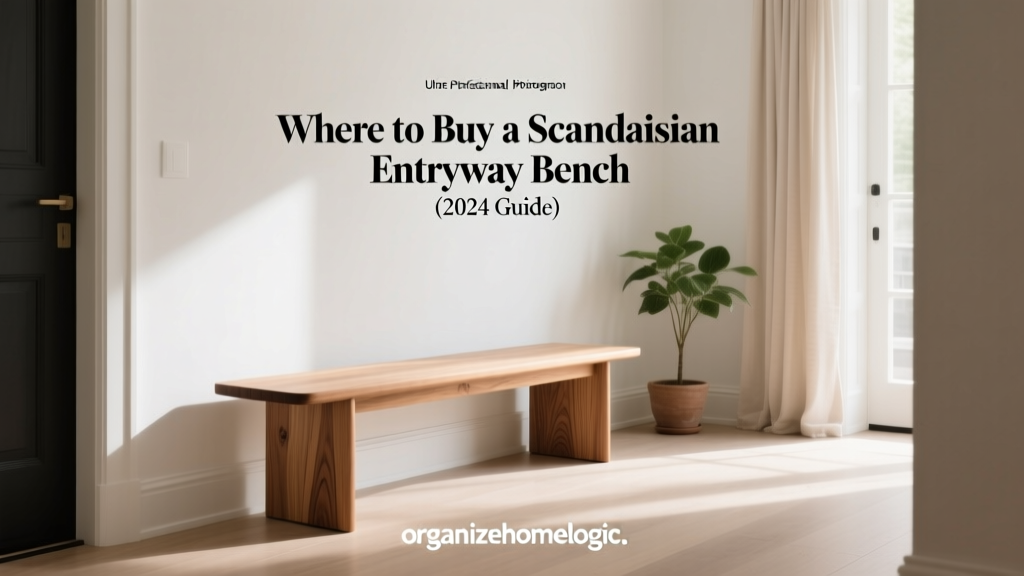 Where to Buy a Scandinavian Entryway Bench (2024 Guide)