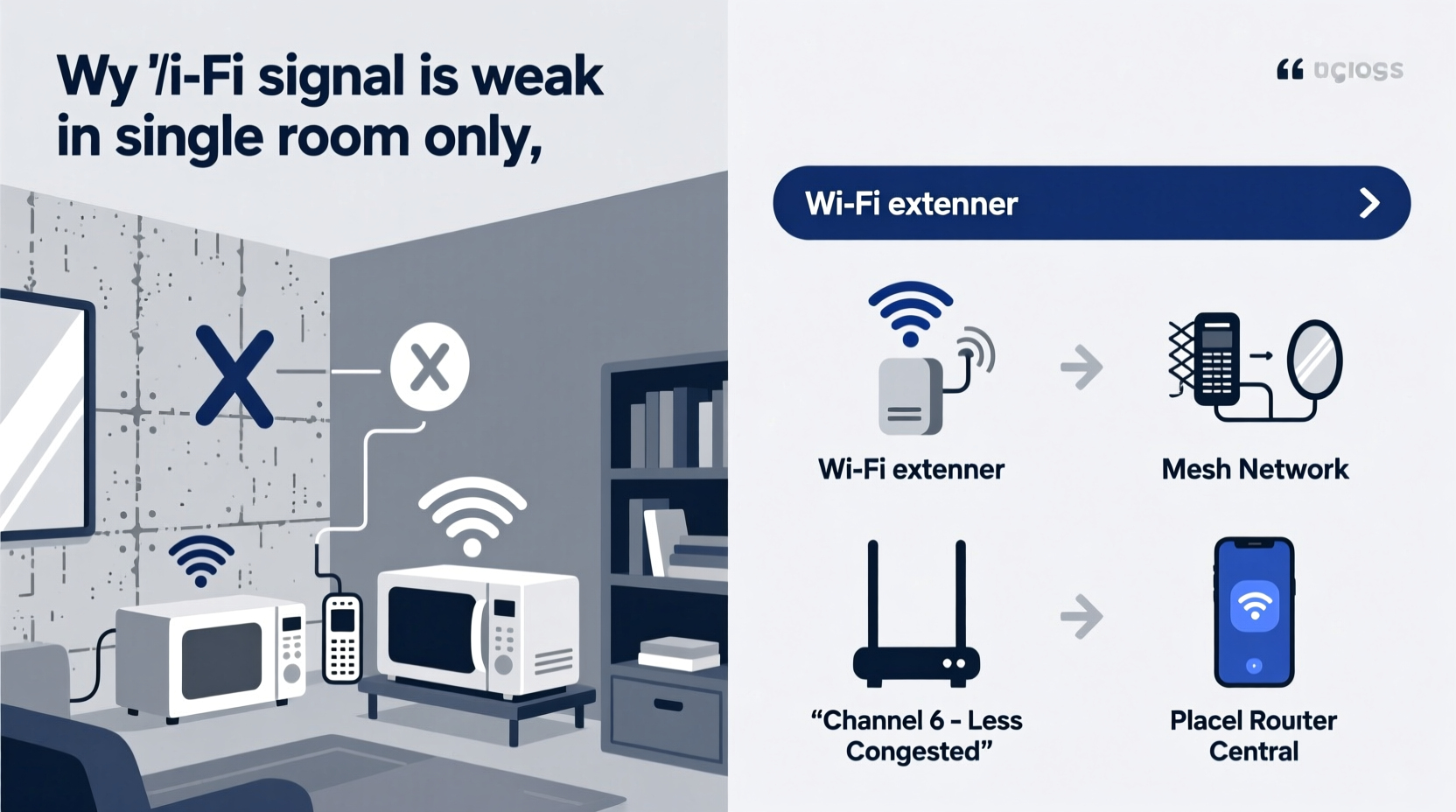 why is my wifi signal weak in one room only common culprits and solutions