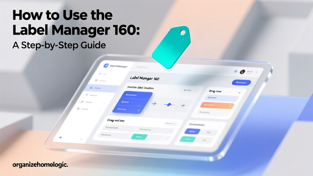 How to Use the Label Manager 160: A Step-by-Step Guide