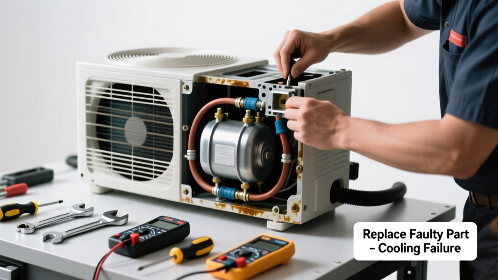 Portable AC Not Cooling? Replace the Faulty Part