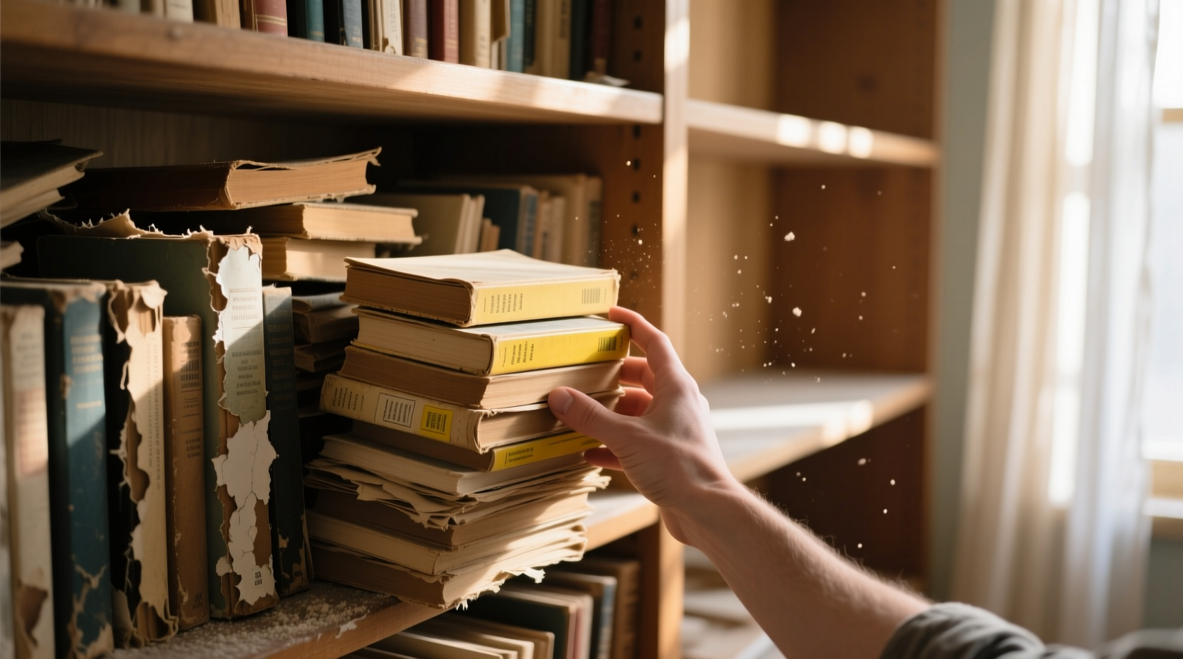 get rid of these books you no longer need so you can m