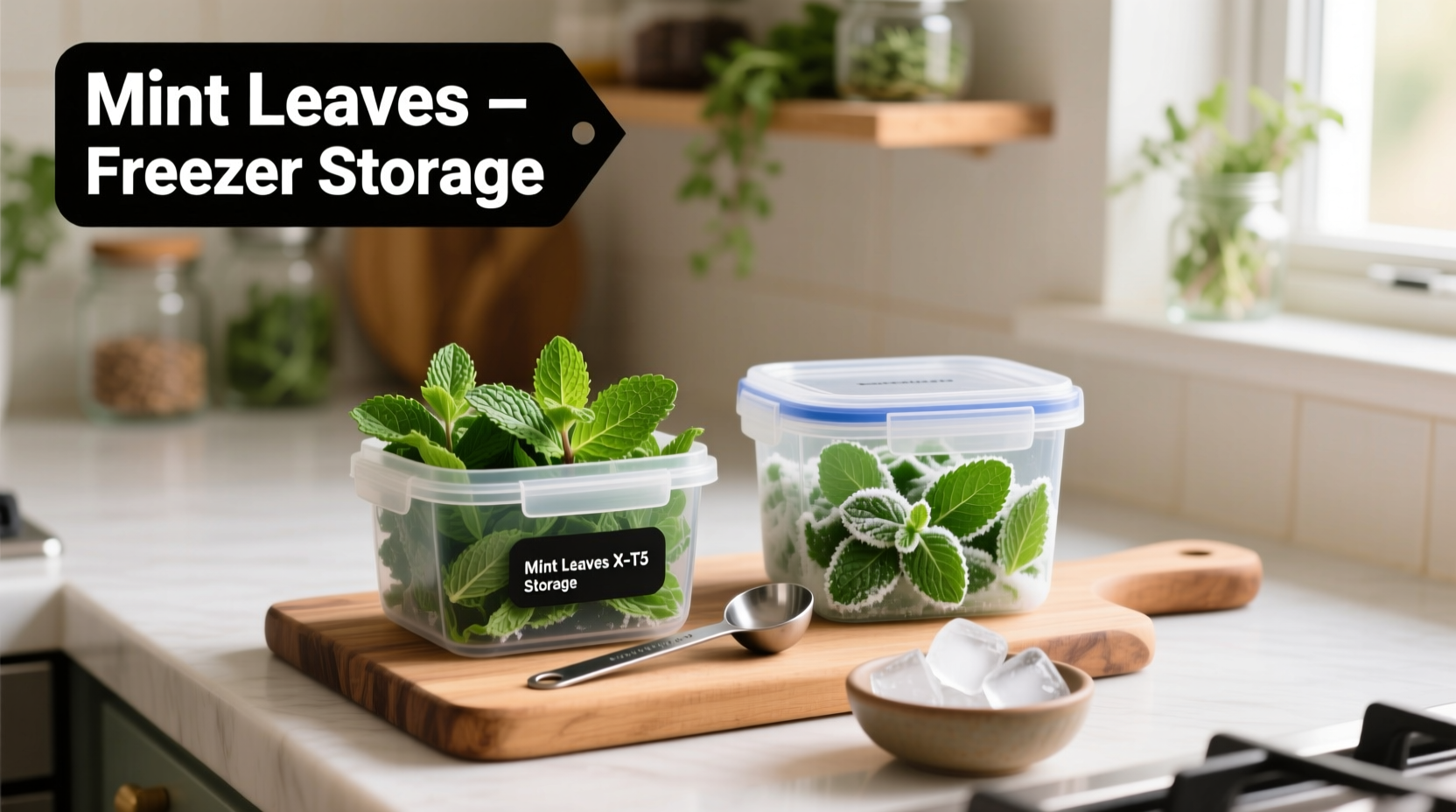 How To Store Mint Leaves In Freezer
