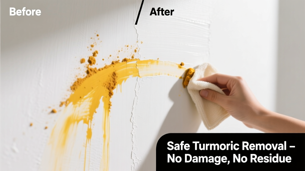 How to Remove Turmeric from Painted Walls Safely